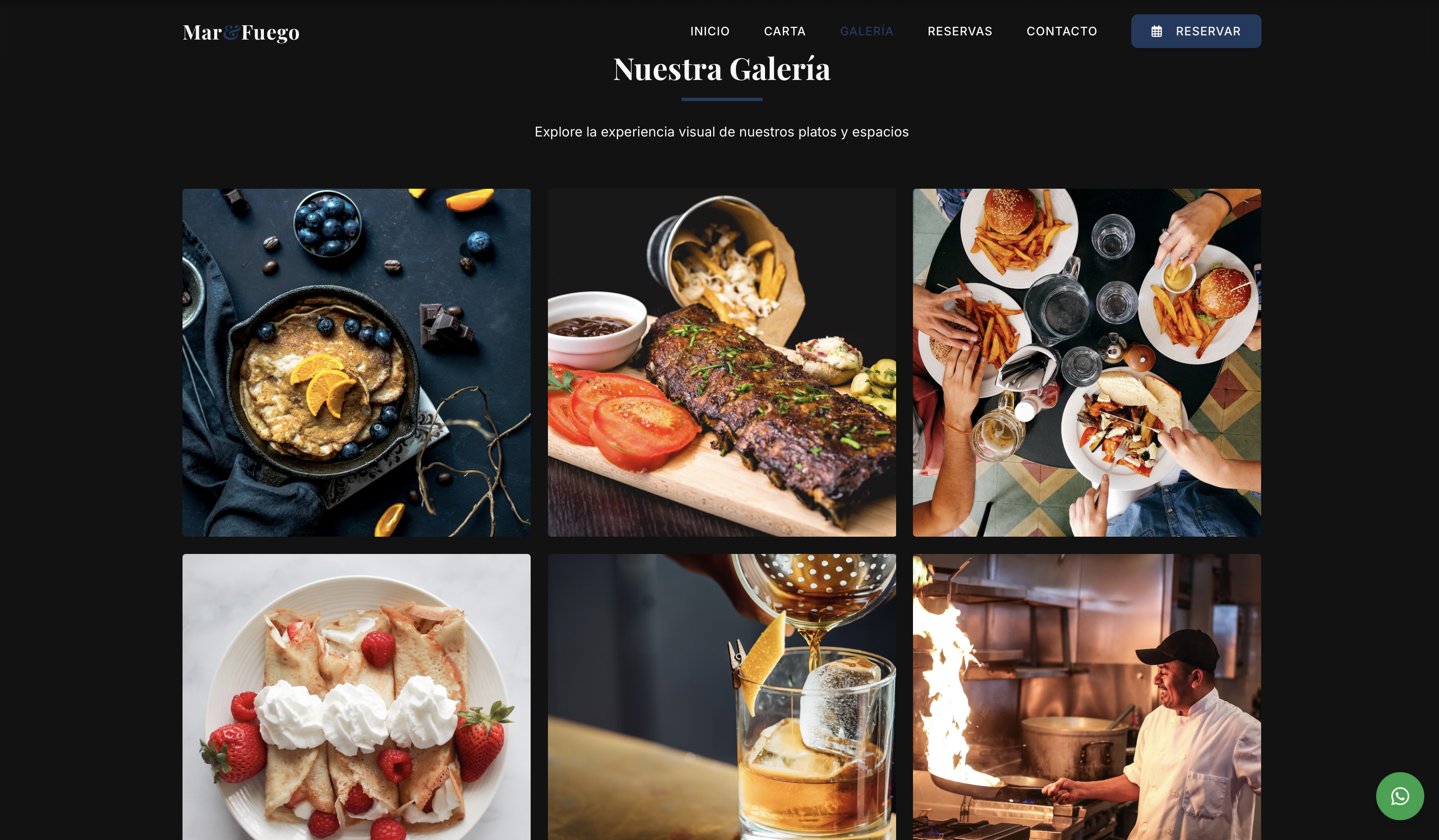 Sección de reservas